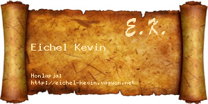 Eichel Kevin névjegykártya